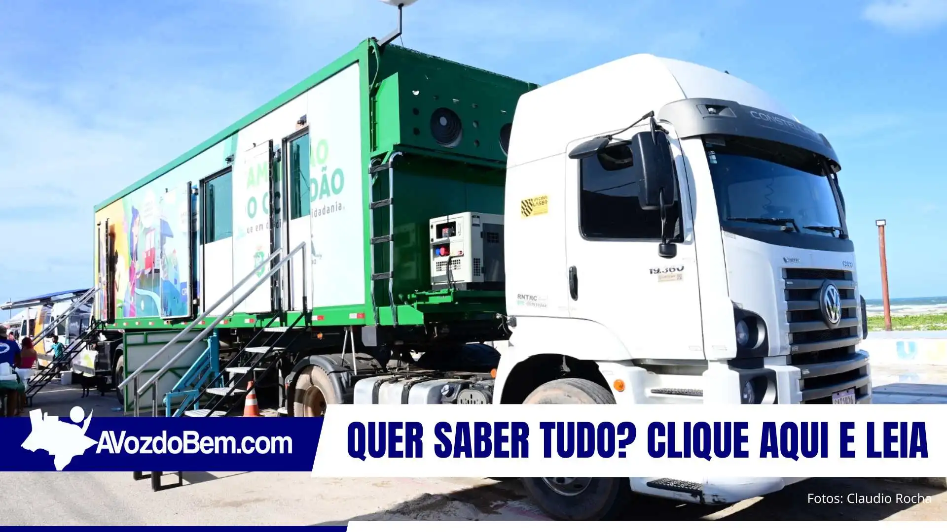 Caminhão do Cidadão leva atendimentos gratuitos à população de Itapiúna no dia 20 de junho