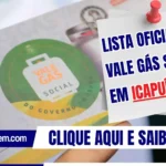 Lista oficial do Vale Gás Social em Icapuí