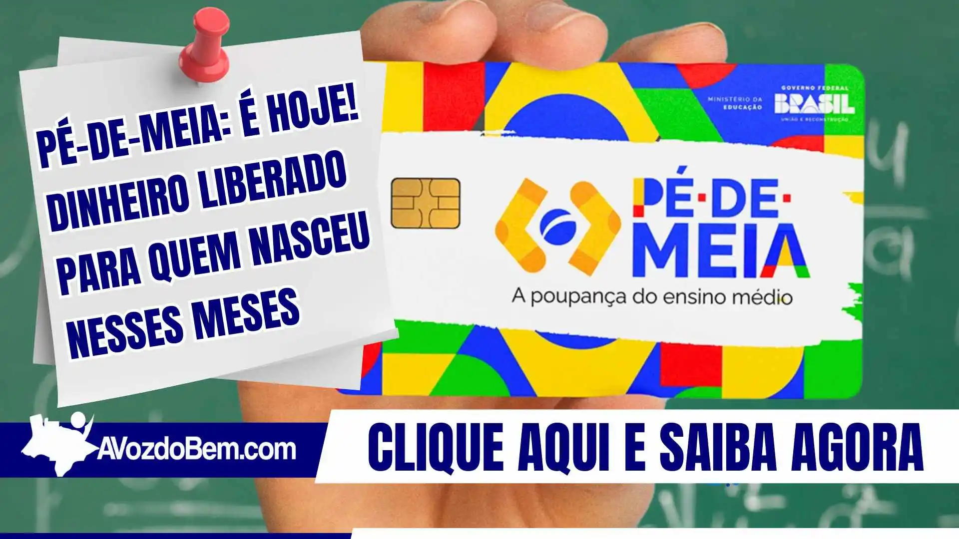 Pé-de-Meia: é hoje! Dinheiro liberado para quem nasceu nesses meses