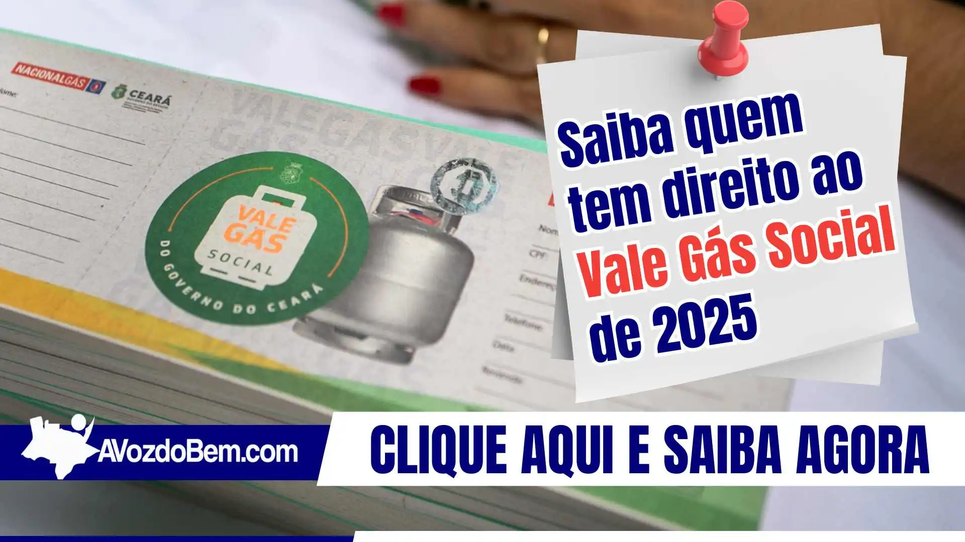 Saiba quem tem direito ao Vale Gás Social de 2025