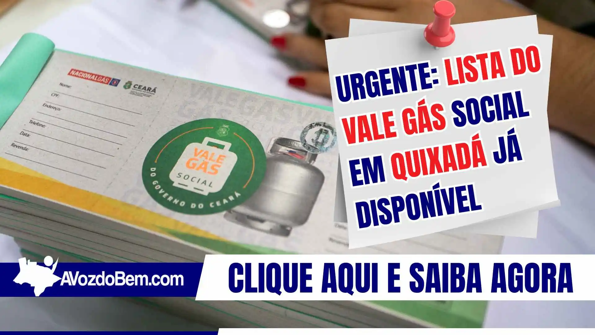 Urgente: Lista do Vale Gás Social em Quixadá já disponível