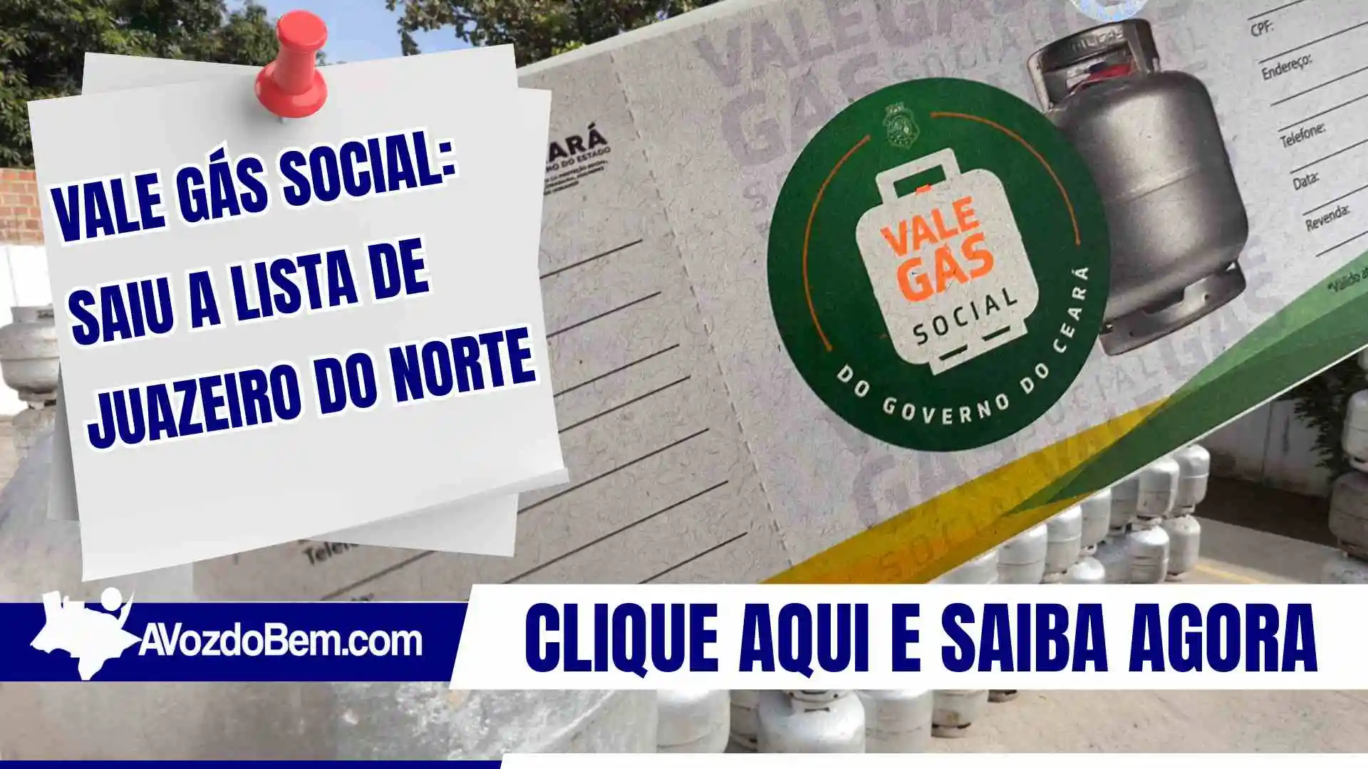 Vale Gás Social: saiu a lista de Juazeiro do Norte