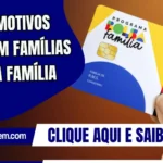 Alerta: motivos que tiram famílias do Bolsa Família