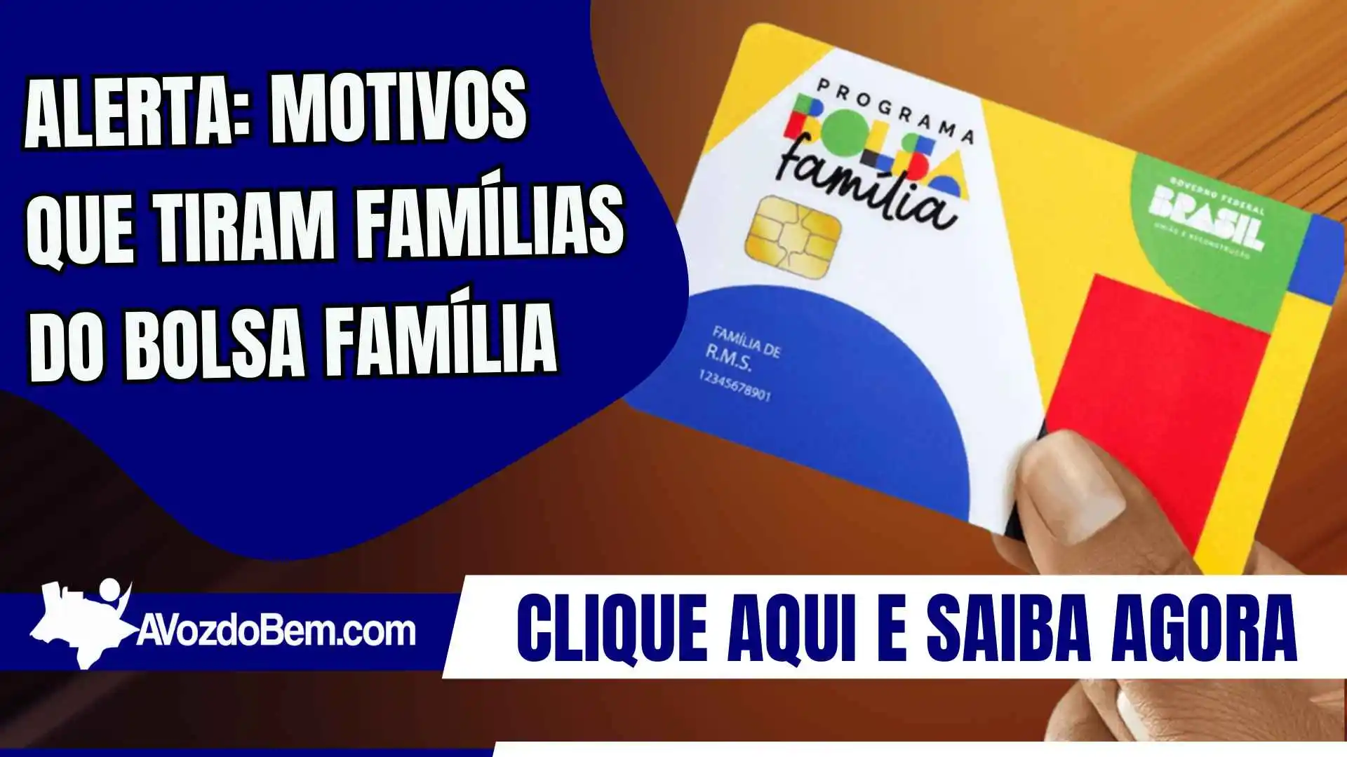 Alerta: motivos que tiram famílias do Bolsa Família