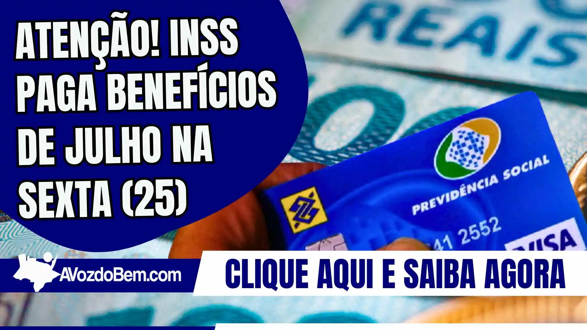 Atenção! INSS paga benefícios de julho na sexta (25)