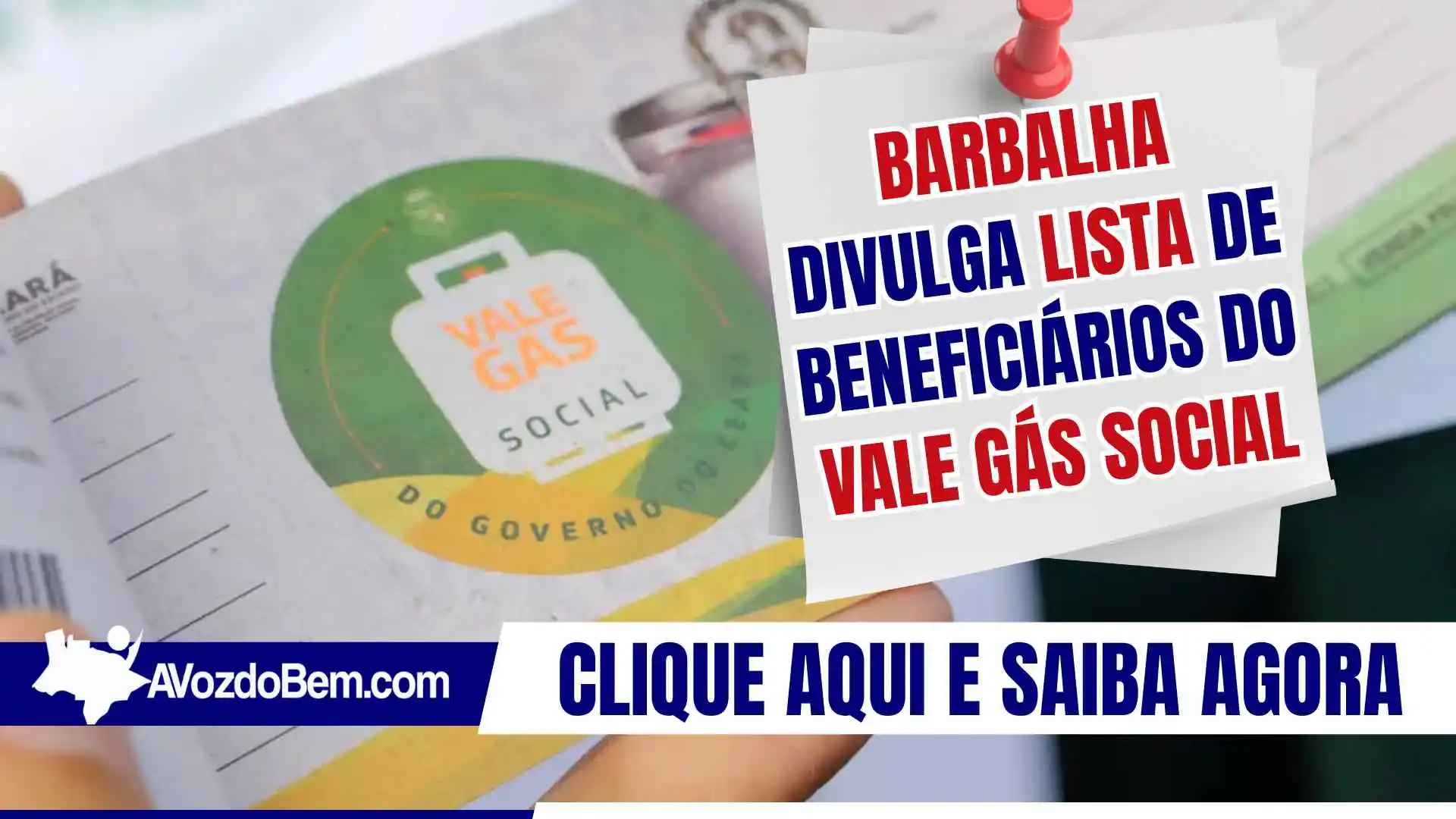 Barbalha divulga lista de beneficiários do Vale Gás Social