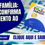 Bolsa Família: Caixa confirma pagamento ao NIS 8
