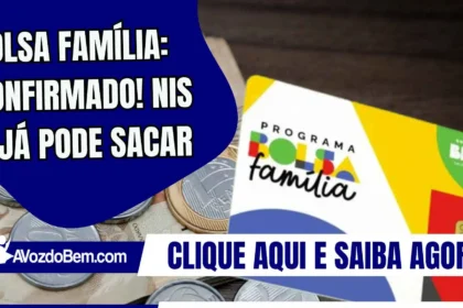 Bolsa Família: Confirmado! NIS 5 já pode sacar