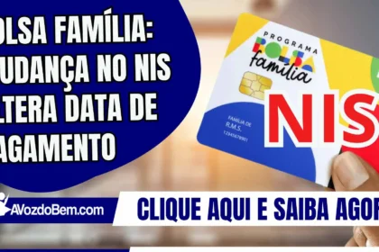 Bolsa Família: mudança no NIS altera data de pagamento