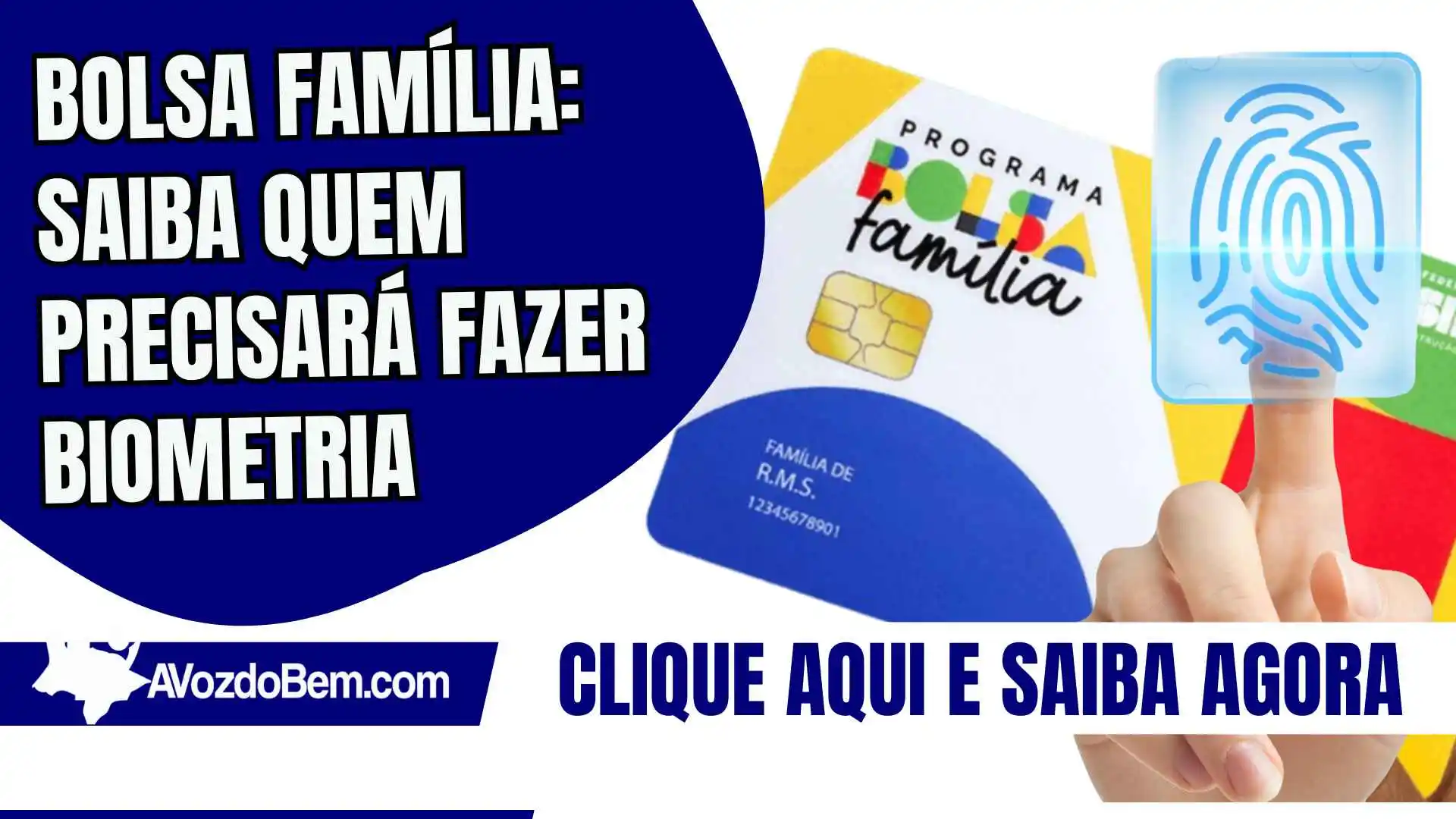 Bolsa Família: saiba quem precisará fazer biometria
