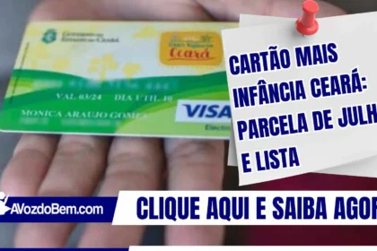 Cartão Mais Infância: parcela de julho e lista
