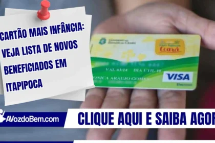 Itapipoca libera lista do Cartão Mais Infância
