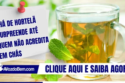 Chá de hortelã surpreende até quem não acredita em chás