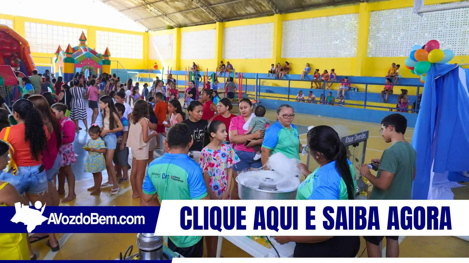 Curtindo as Férias com o CEACRI anima crianças em Itapiúna