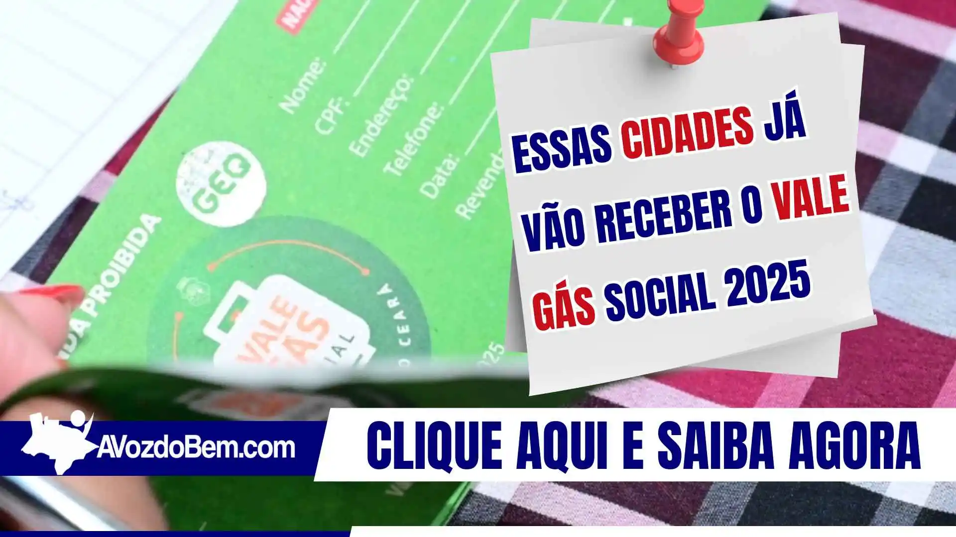 Essas cidades já vão receber o Vale Gás Social 2025