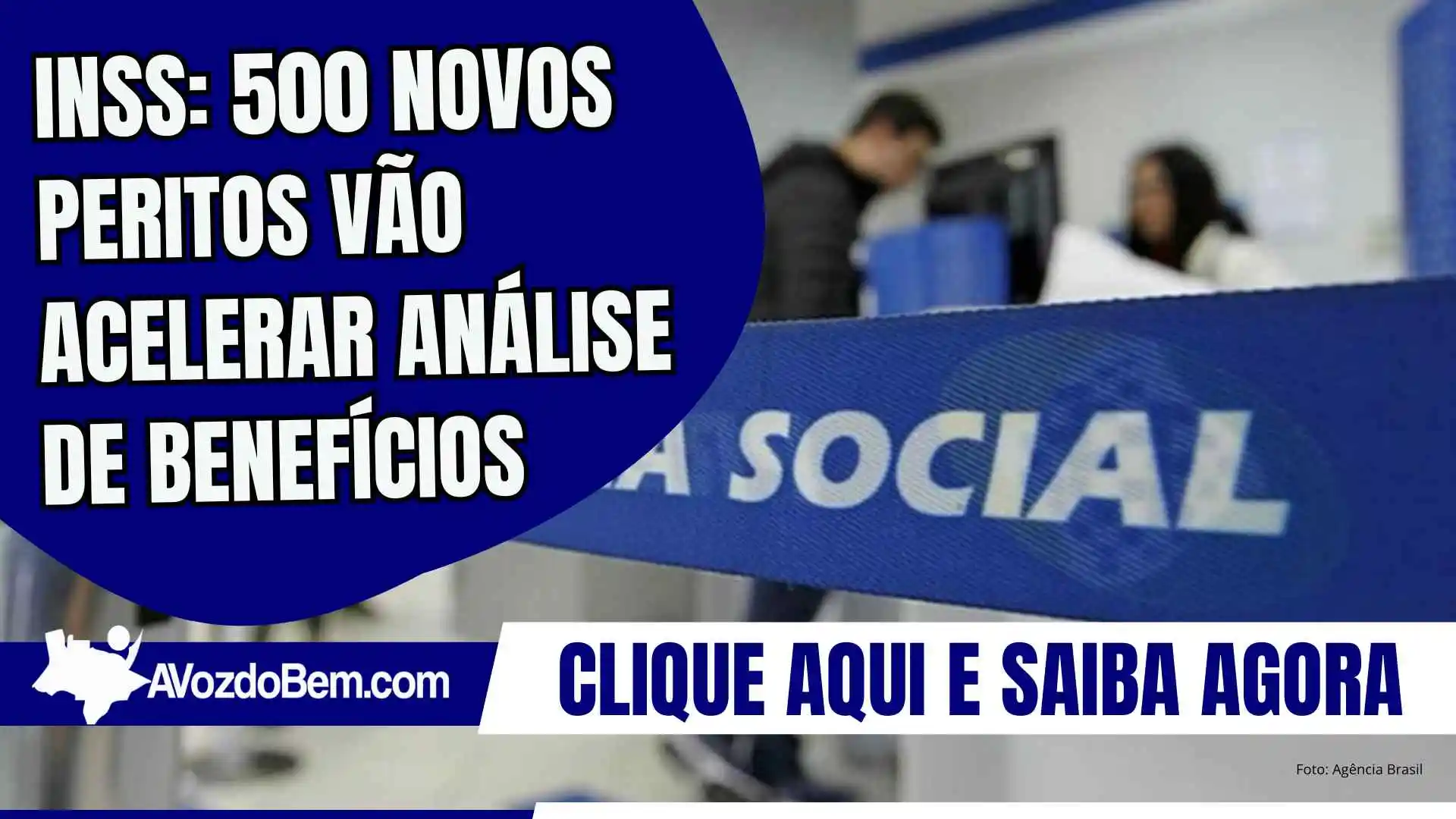 INSS: 500 novos peritos vão acelerar análise de benefícios