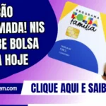 Liberação confirmada! NIS 6 recebe Bolsa Família hoje