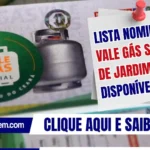 Lista nominal do Vale Gás Social de Jardim está disponível