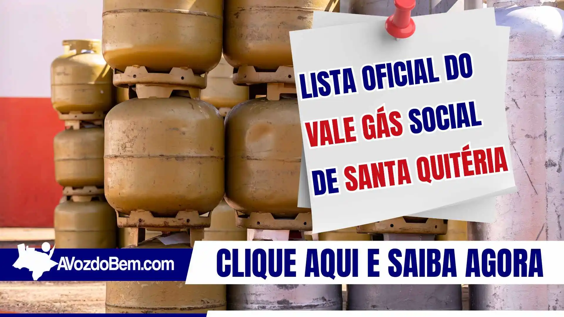 Lista oficial do Vale Gás Social de Santa Quitéria