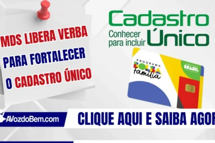 MDS libera verba para fortalecer o Cadastro Único