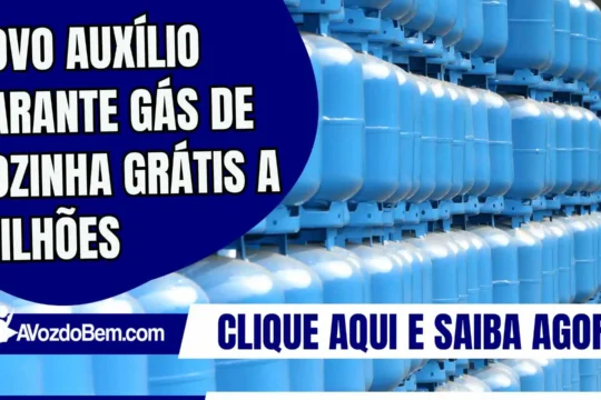Novo auxílio garante gás de cozinha grátis a milhões