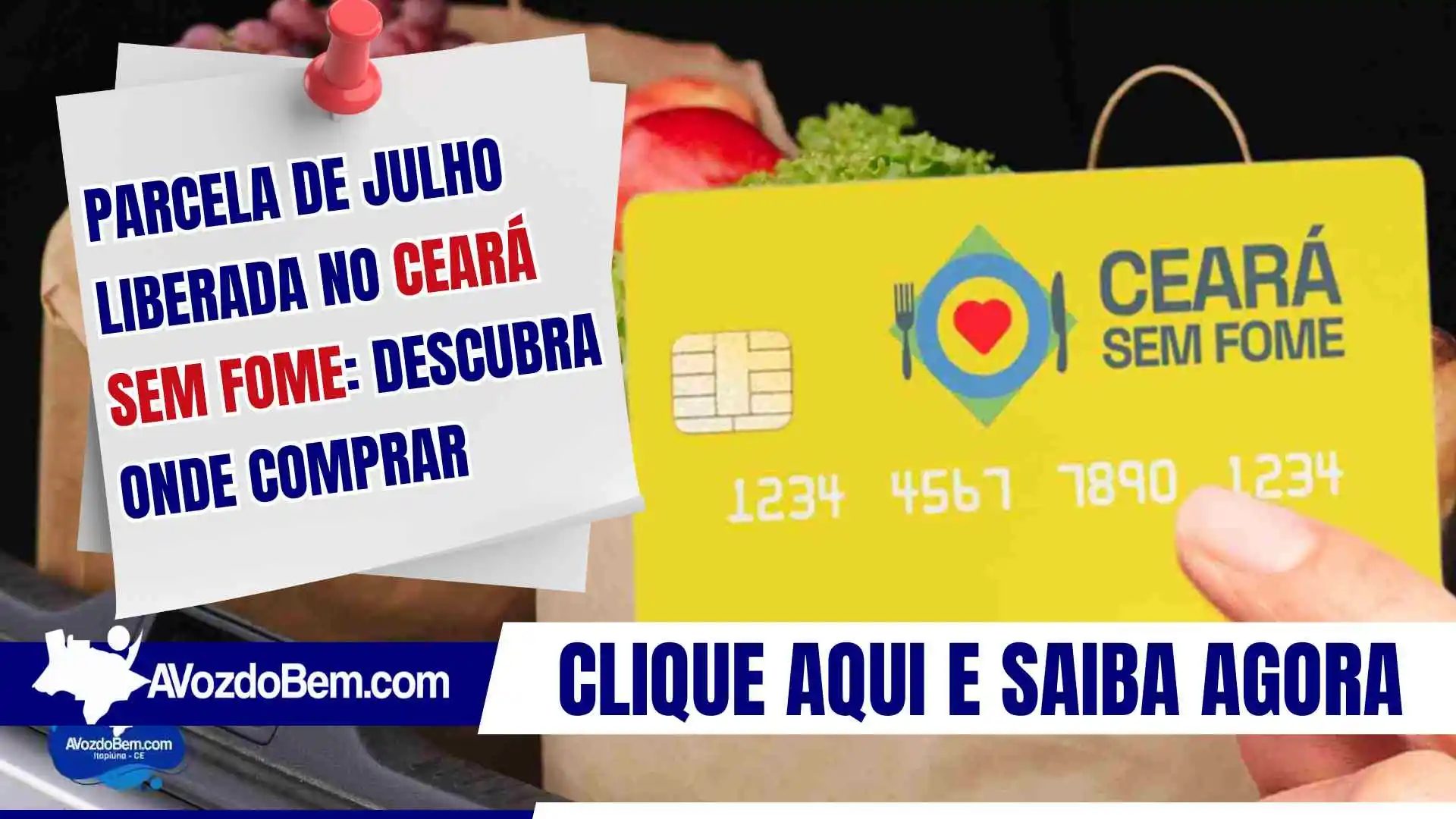 Parcela de julho do Ceará Sem Fome está liberada