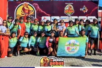 Pedala Itapiúna é destaque e conquista troféu de maior equipe na 1ª Trilha dos Pebas de Canindé