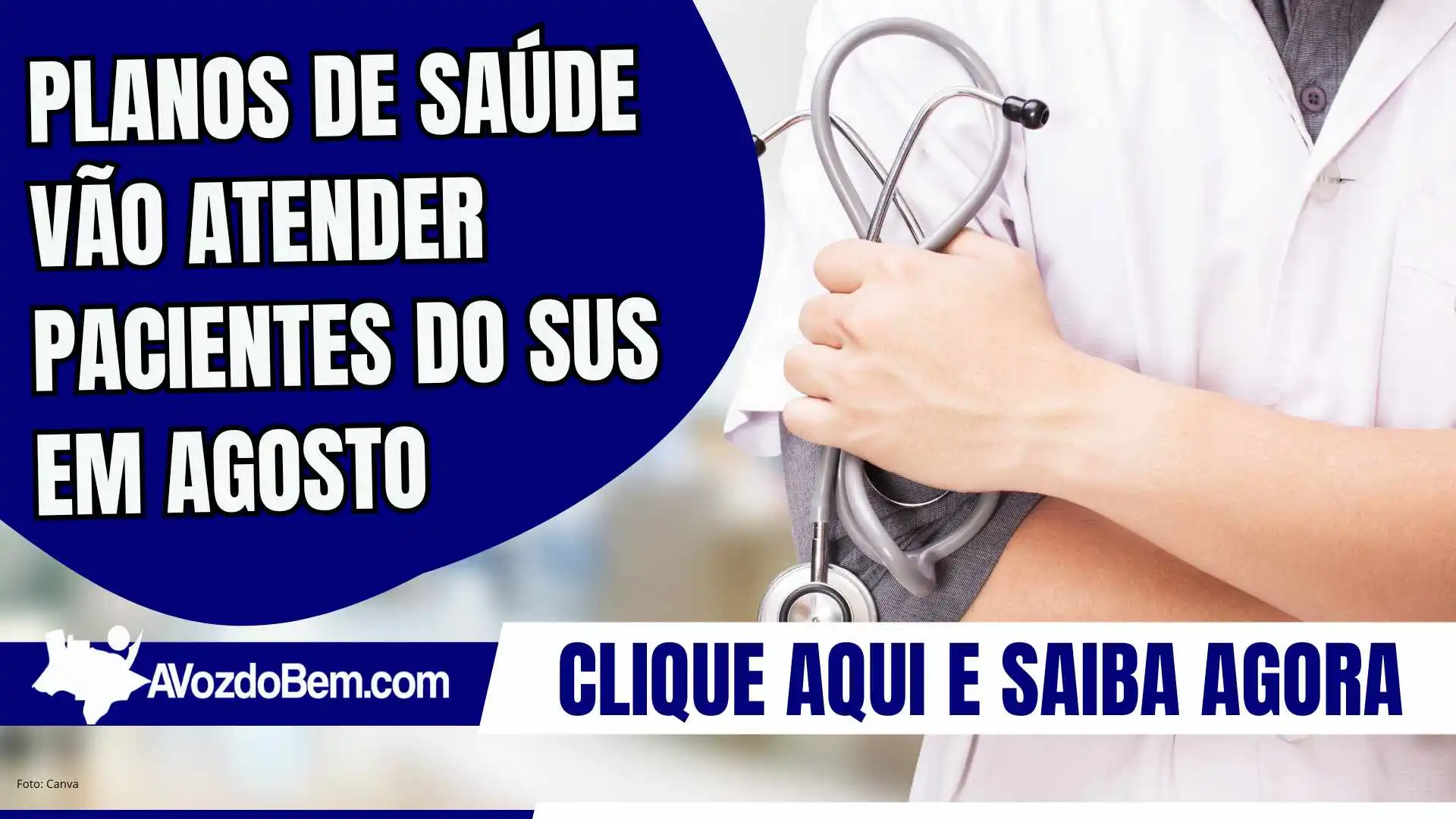 Planos de saúde vão atender pacientes do SUS em agosto