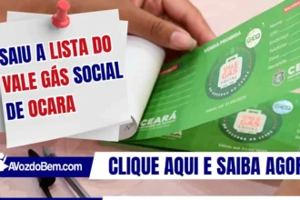 Saiu a lista do Vale Gás Social de Ocara