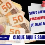 Saiu o calendário de pagamento do INSS de julho