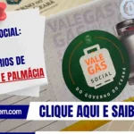 Vale Gás Social: lista de beneficiários de Caridade e Palmácia