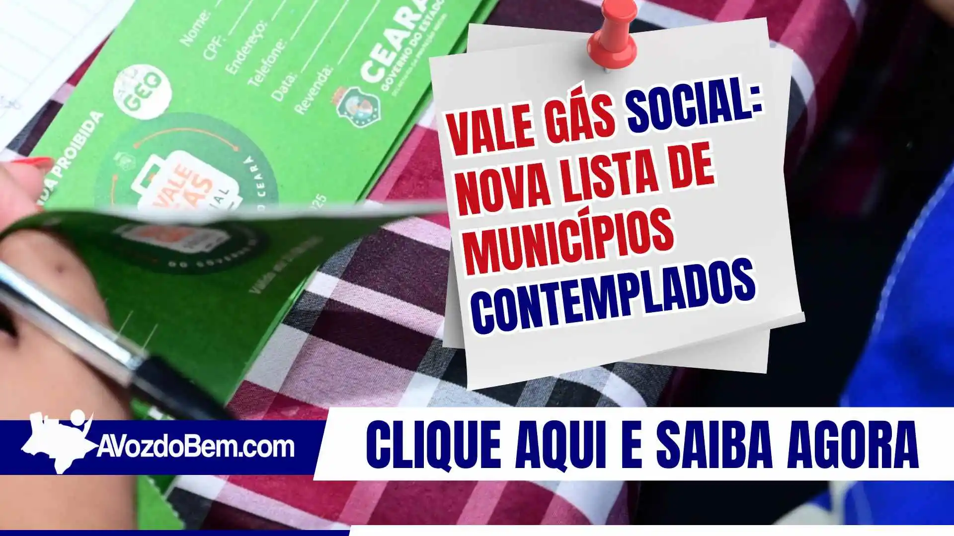 Vale Gás Social: nova lista de municípios contemplados