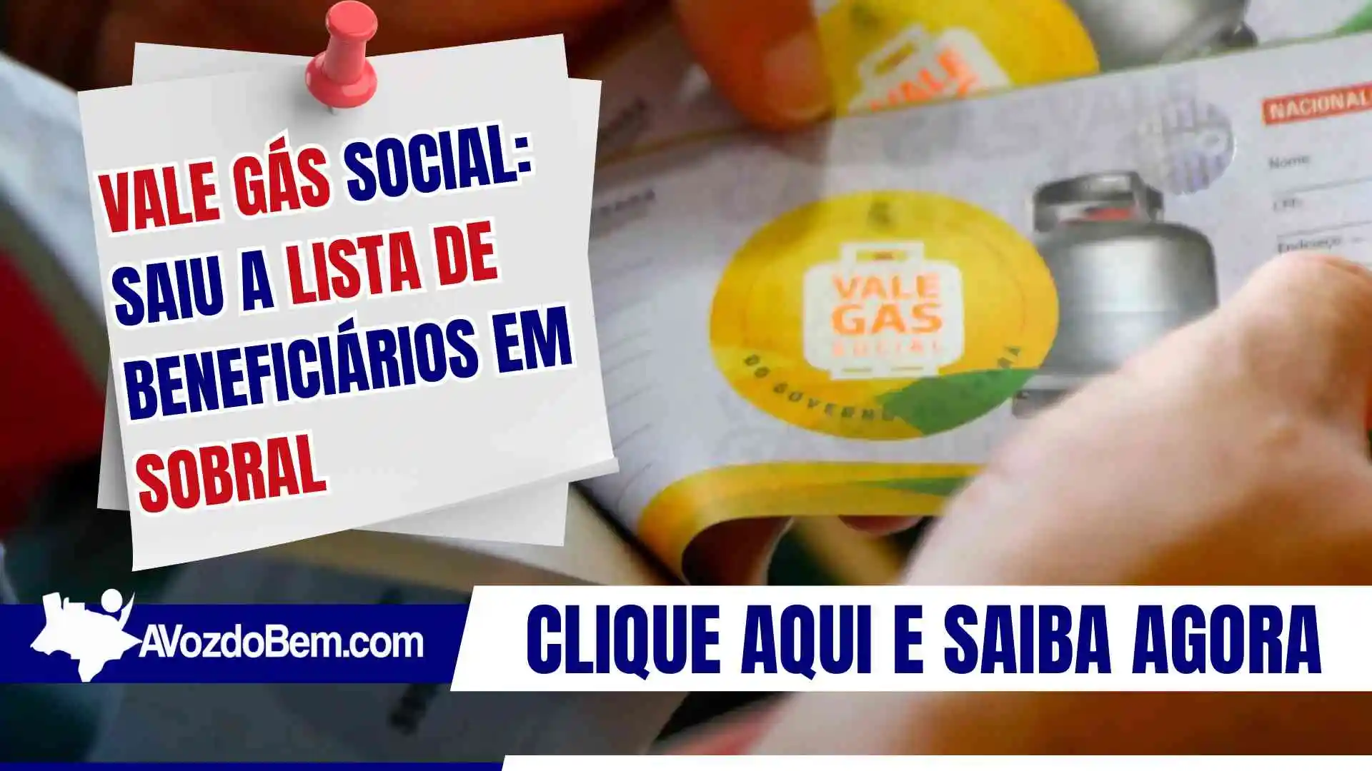 Vale Gás Social: saiu a lista de beneficiários em Sobral