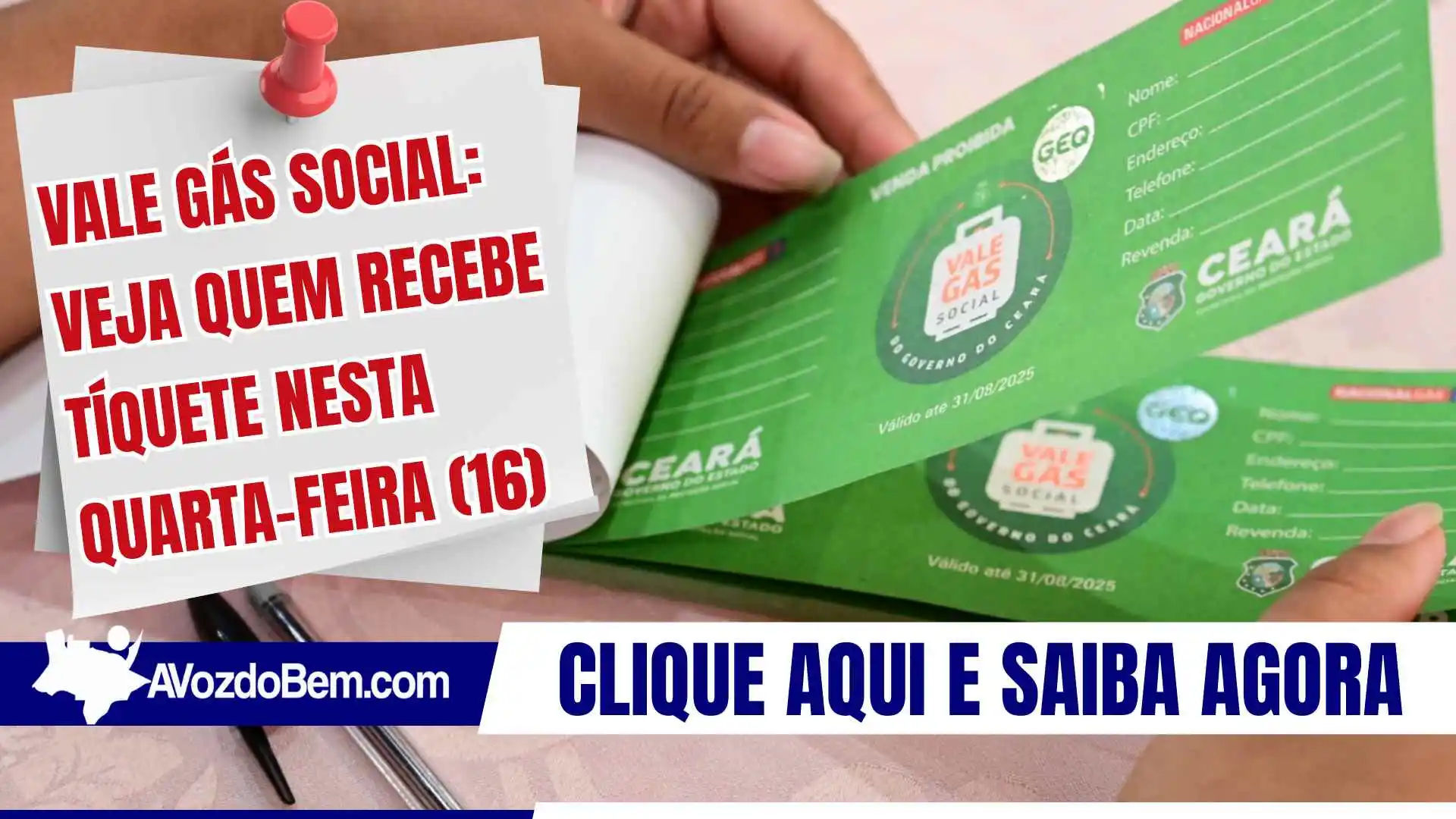 Vale Gás Social: veja quem recebe tíquete nesta quarta-feira (16)