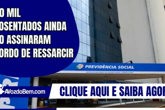 600 mil aposentados ainda não assinaram acordo de ressarcir
