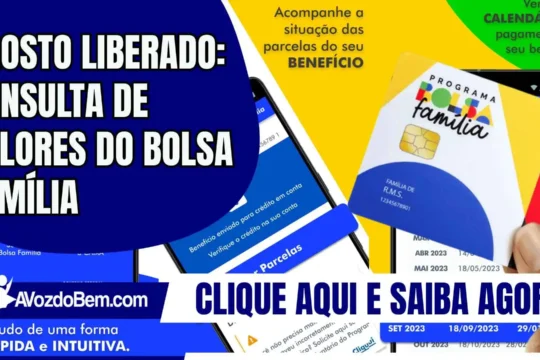 Agosto liberado: consulta de valores do Bolsa Família