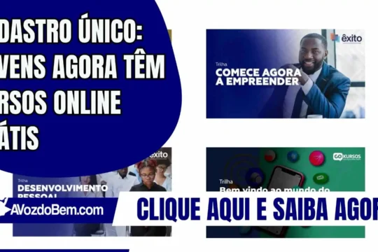 Cadastro Único: jovens agora têm cursos online grátis