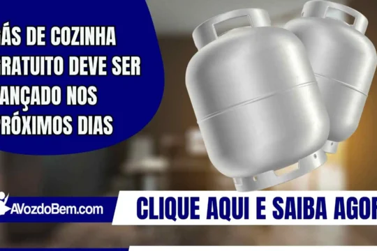 Gás de cozinha gratuito: será lançado nos próximos dias