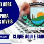 Paramoti abre concurso público para todos os níveis