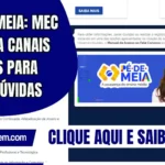Pé-de-Meia: MEC divulga canais oficiais para tirar dúvidas