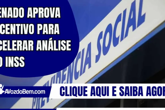 Senado aprova incentivo para acelerar análise no INSS