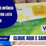 Cartão Mais Infância Ceará: confira lista de setembro