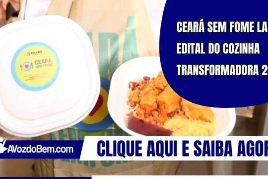 Ceará Sem Fome lança edital do Cozinha Transformadora 2025