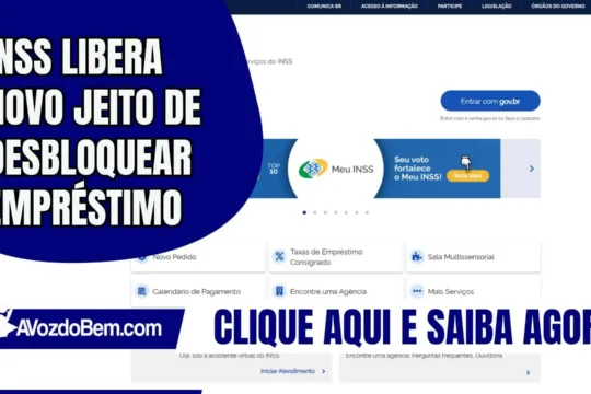 INSS libera novo jeito de desbloquear empréstimo