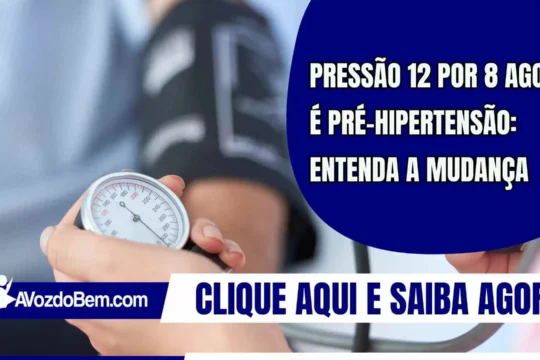 Pressão 12 por 8 agora é pré-hipertensão: entenda a mudança
