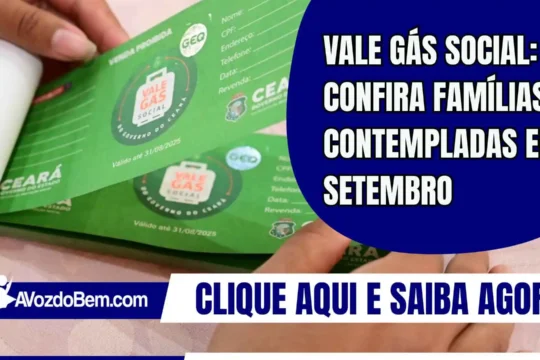 Vale Gás Social: confira famílias contempladas em setembro