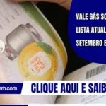 Vale Gás Social: confira lista atualizada de setembro em Salitre