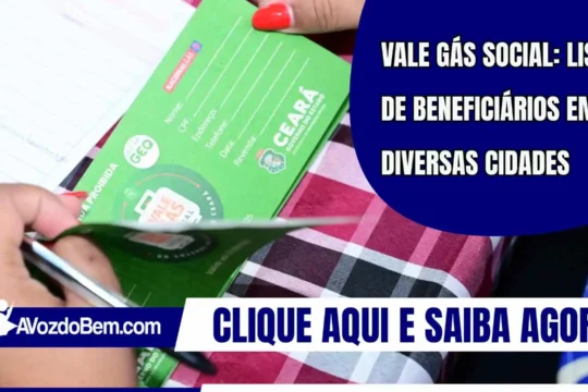 Vale Gás Social: lista de beneficiários em diversas cidades