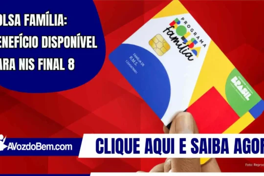 Bolsa Família: benefício disponível para NIS final 8