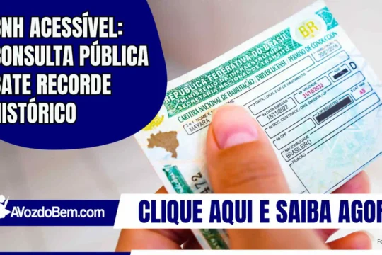 CNH acessível: consulta pública bate recorde histórico